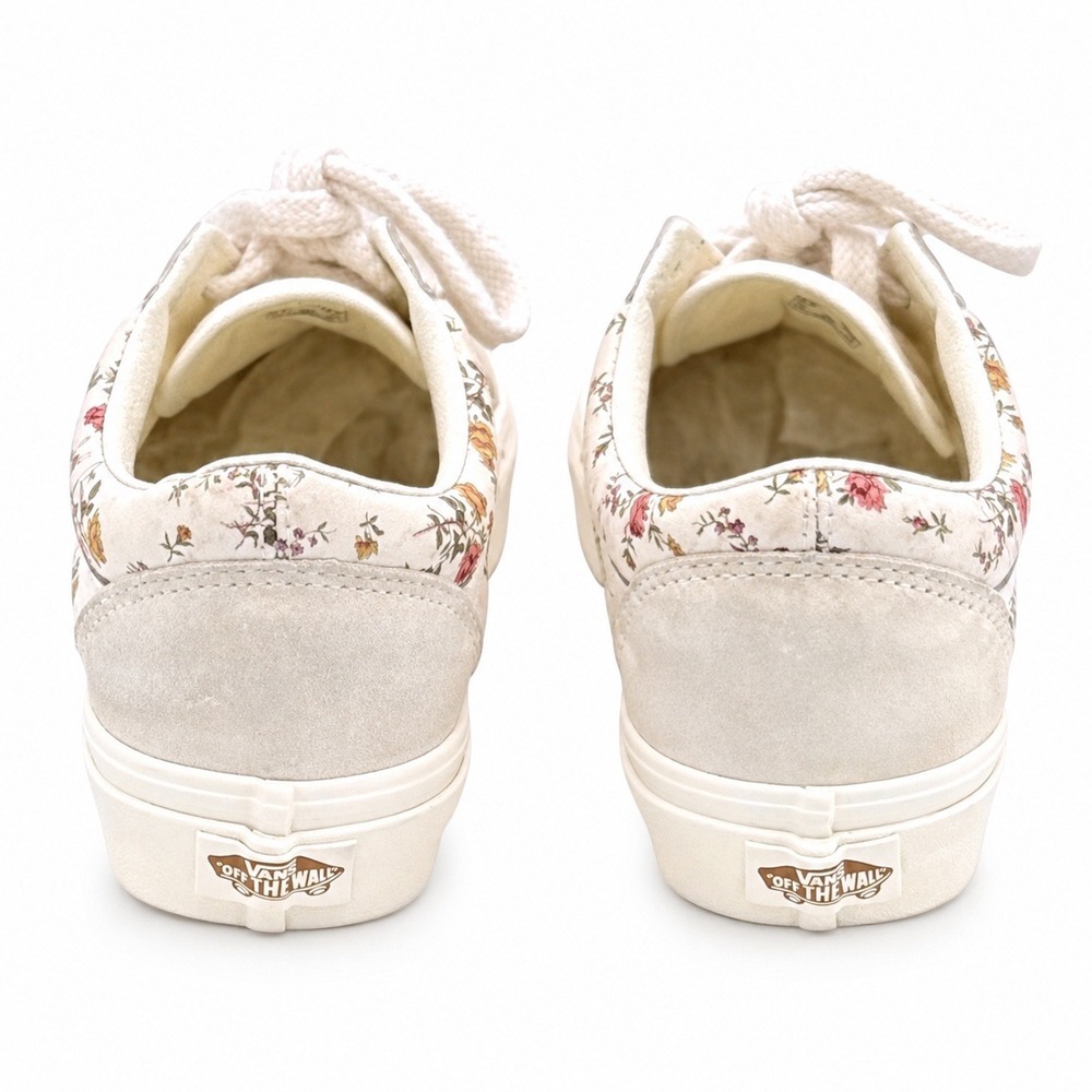 Vans Old Skool Men's 6 Women's 7.5 Floral Print Low Top Casual Sneakers 500714 - Picture 6 of 10